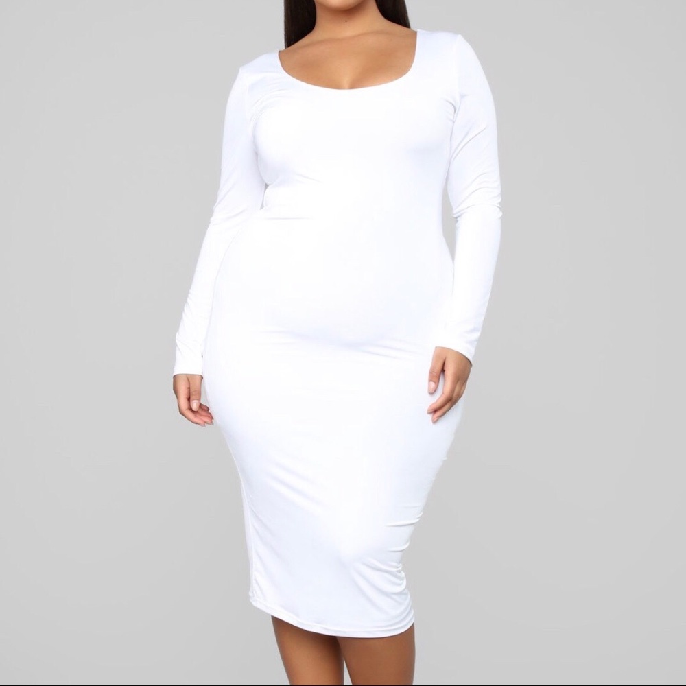 Long white maxi dress
